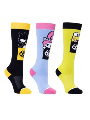 686 x Hello Kitty and Friends 3 pack Socks (Women)