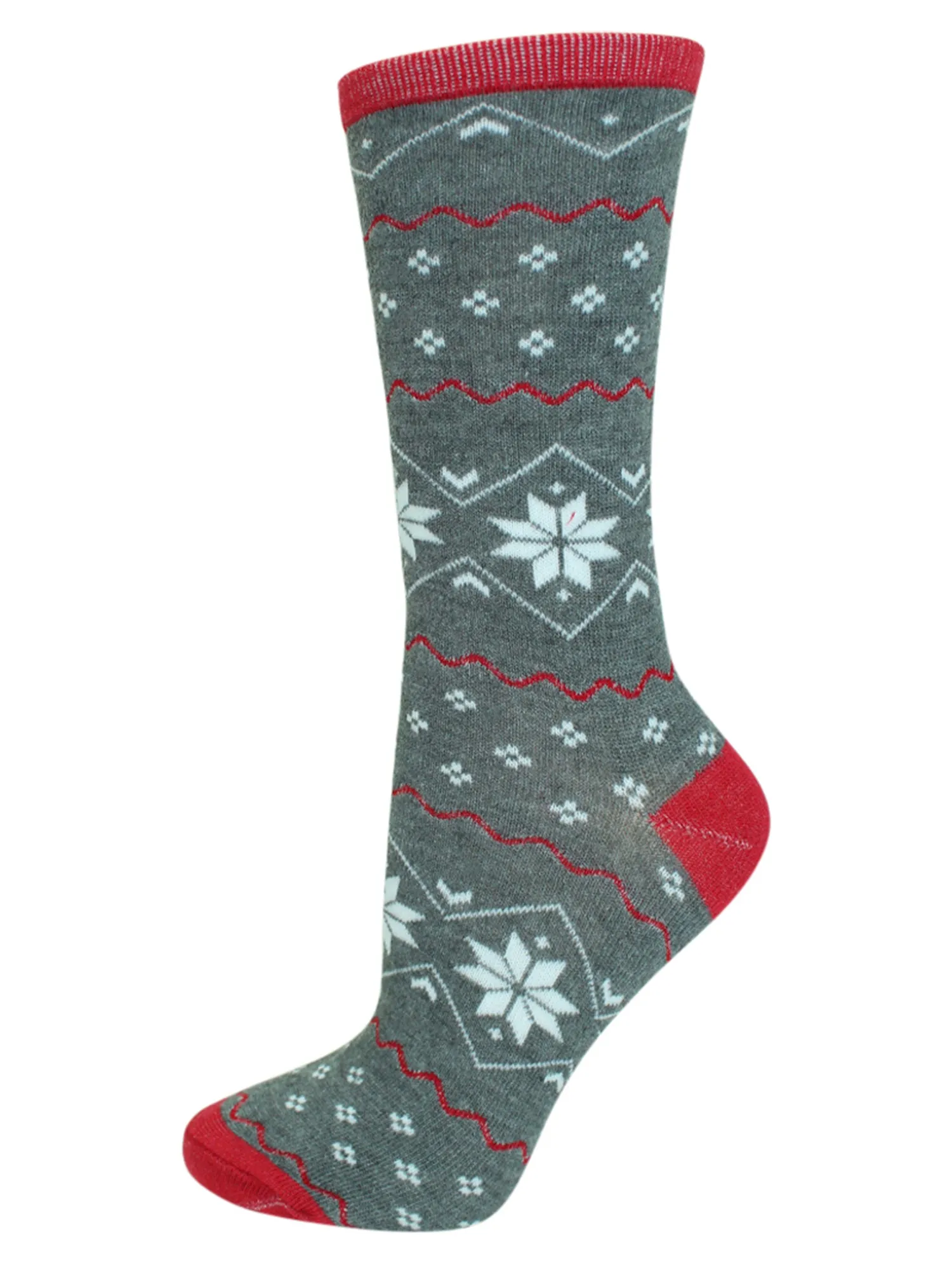 Adorable Christmas Holiday 6-Pack Crew Socks For Women