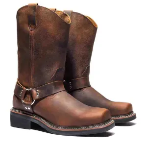 Bonanza Nomad 10-Inch Crazy Brown Harness Riding Boot