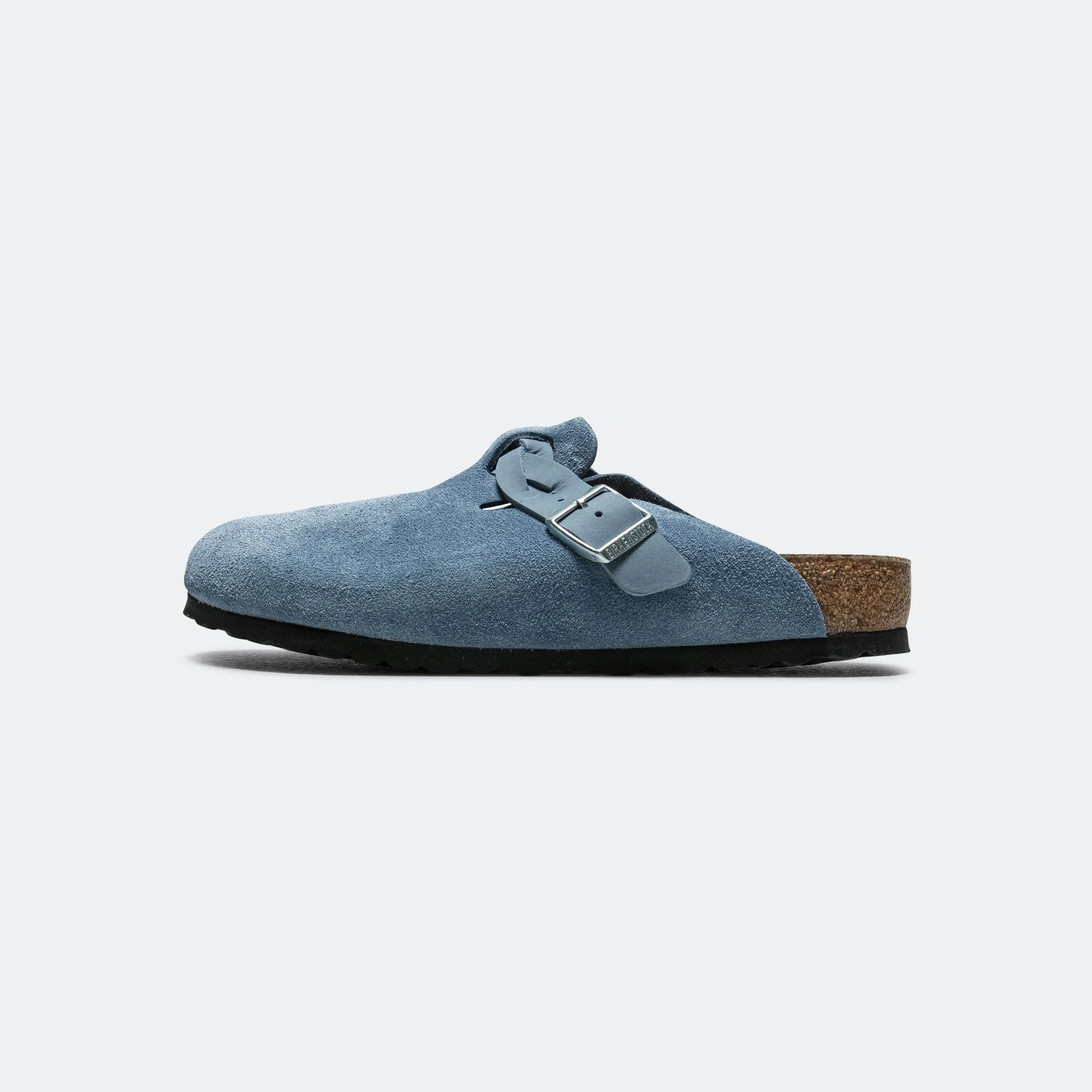 Boston Braided - Elemental Blue Suede Leather