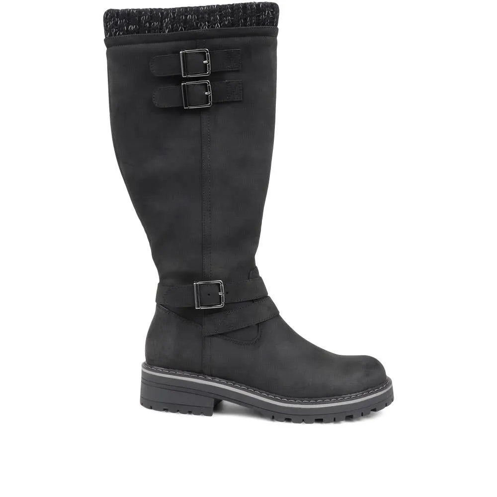 Casual Knee-High Boots - TELOO38007 / 324 316