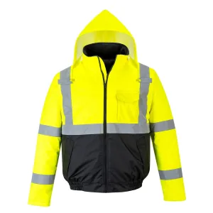 Class 3 Portwest Yellow Hi-Vis Value Bomber Jacket