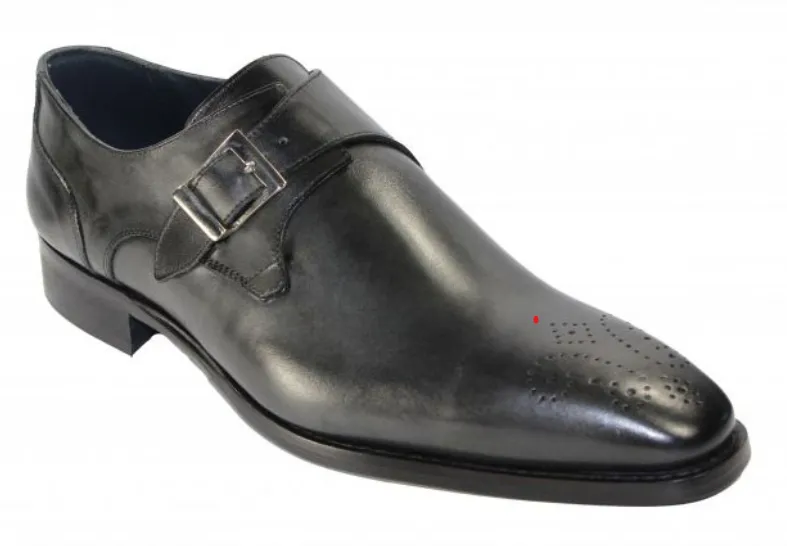 Duca by Matiste Monk Strap Men's Leather Dress Shoe 1517