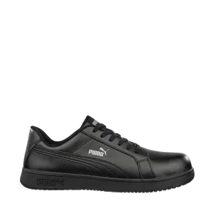 Iconic Leather Low Men's Composite-Toe Shoe Black