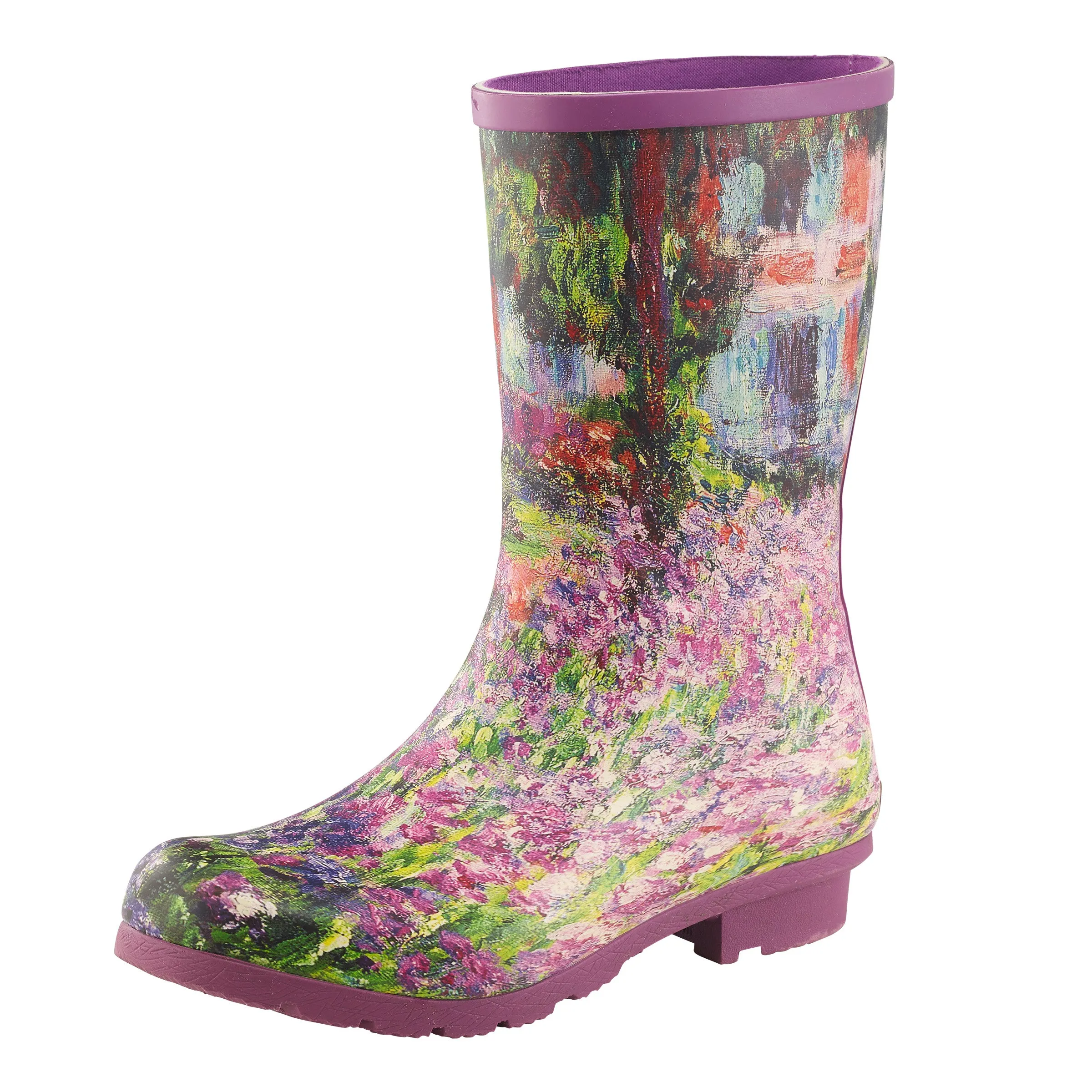 Monet Garden Mid-Calf Rain Boot