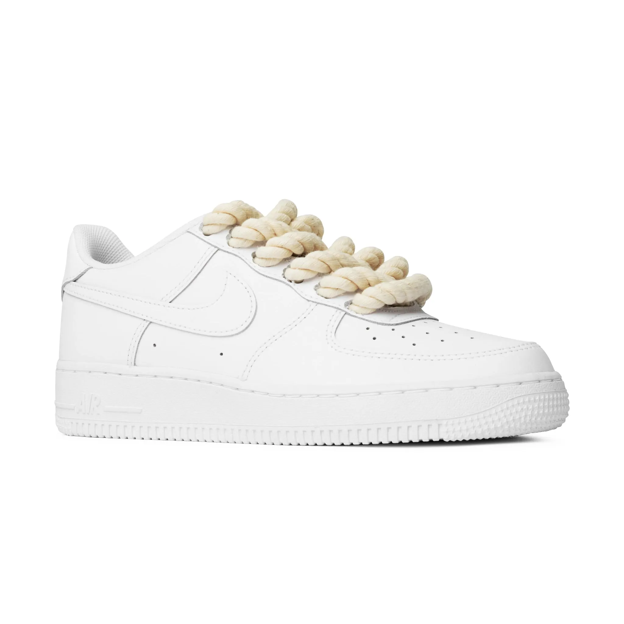 Nike Air Force 1 Low Rope Lace White Cream (GS)