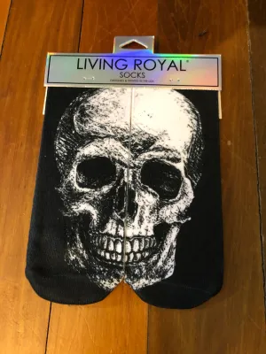 Split Skull Ankle Socks